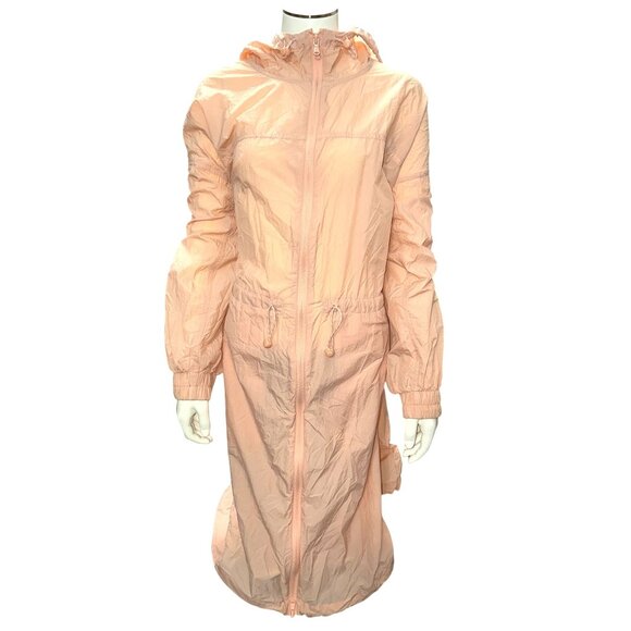 Classy City Chicks Jackets & Blazers - CCC Streetwear Custom Apparel Light Pink Hooded Quick Dry Breathable Long Jacket